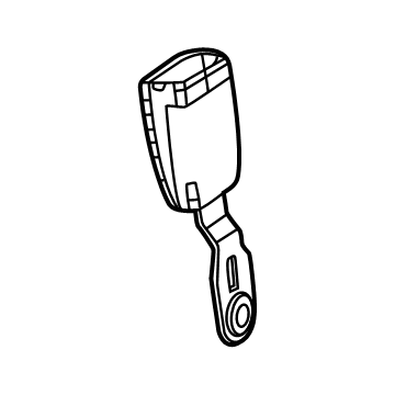 Mopar 7LX751A6AA Center Buckle, Blue Agave, Rear