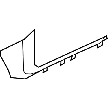 Ram 6BM76TX7AC Cowl Trim