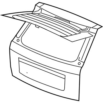 Mopar 55394517AF Lift Gate, Rear