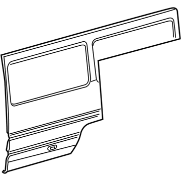 Mopar 5104219AA Rear Outer Panel, Driver Side