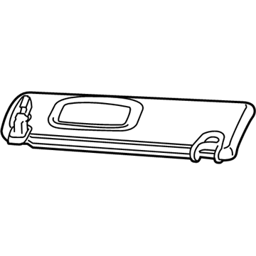 2023 Jeep Cherokee Sun Visor - 1UB78PS4AK
