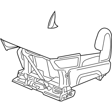Mopar 5139375AB Seat Frame, Rear Center Driver Side