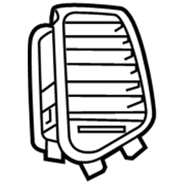 Mopar 1UQ85DX9AC Air Outlet, Center Driver Side