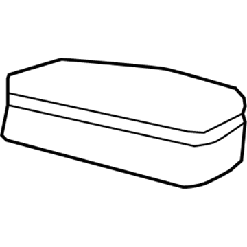 Mopar 1AC971DAAC Armrest Base, Gray, Center