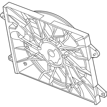 Dodge Challenger Engine Cooling Fan - 68541987AA