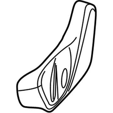 Mopar 5SZ91DX9AB Side Trim Panel, Front Outer Driver Side