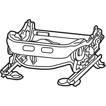 Mopar 68254153AH Seat Frame, Front Driver Side