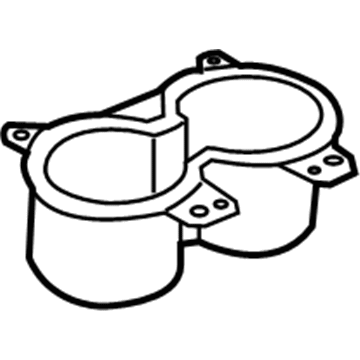 Mopar 1WG50DX9AC Cup Holder, Front