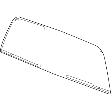 Mopar 68157025AH Back Glass, Rear