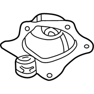 Mopar 4724858AA Bracket, Rear Passenger Side