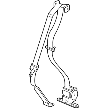 2011 Ram Dakota Seat Belt - 5HQ391J8AB