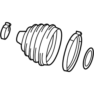 Jeep 68173891AA Boot Kit - Half Shaft