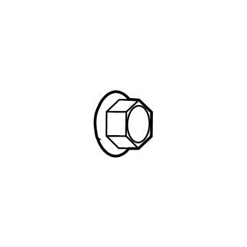 Jeep 6509298AA Axle Nut