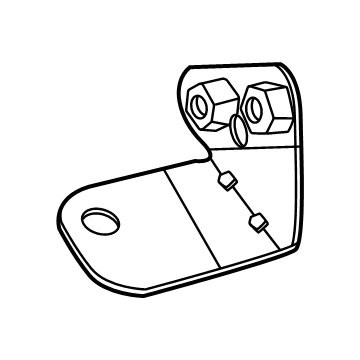 Mopar 68259242AA Fender Mounting Bracket, Passenger Side