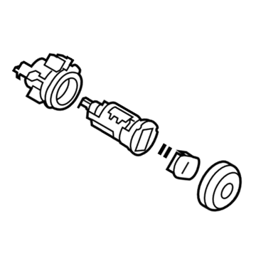 Jeep 5139099AA Lock Cylinder