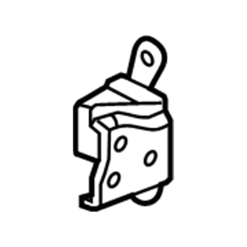 Mopar 5161444AA Upper Hinge, Front Passenger Side