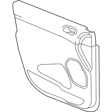 Mopar 1VH821ULAG Door Trim Panel, Beige, Front Inner Passenger Side