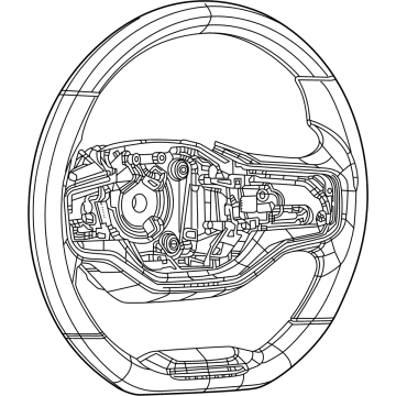 Jeep Wagoneer L Steering Wheel - 7HU89XU5AA
