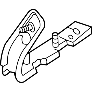 Mopar 4857611AA Bumper Cover Retainer, Front Driver Side