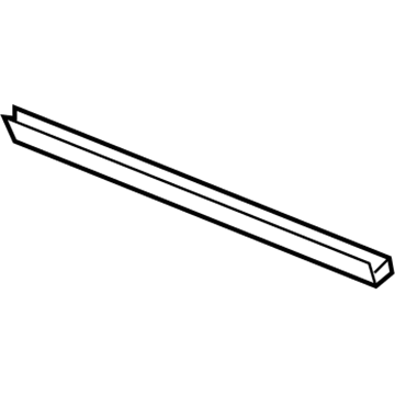 Mopar 57010350AC Belt Weatherstrip, Rear Outer Passenger Side