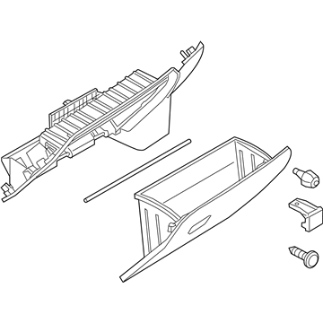 Mopar 5YJ70LXHAA Glove Box Assembly, Front