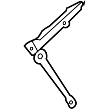 Mopar 5065264AH Hinge, Front Passenger Side