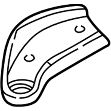 Mopar 4116591 Strut Bar Bracket, Driver Side