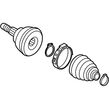 Mopar 68122697AA Tripod Assembly, Rear Outer