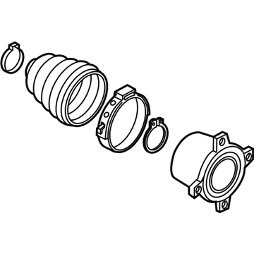 Mopar 68267182AA Inner CV Joint, Rear