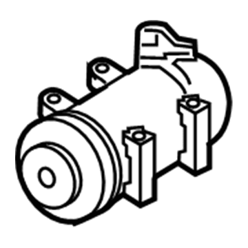 Jeep Wrangler A/C Compressor - 55037617AD