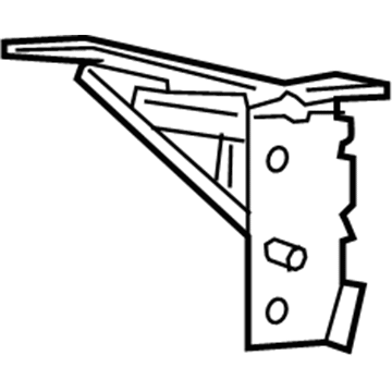 Mopar 68255020AA Knee Air Bag Mount Bracket, Passenger Side