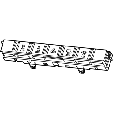 Jeep Hazard Warning Switch - 68478099AE