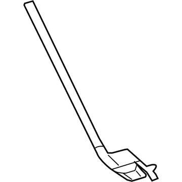 Mopar 55079040AE Pillar Molding, Passenger Side