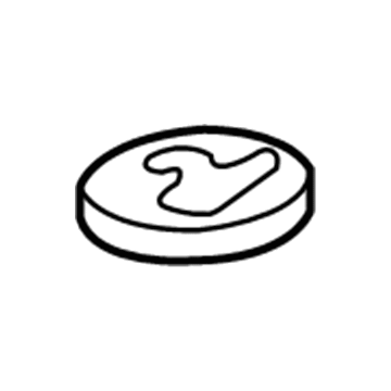 Mopar 5018128AA Reservoir Cap, Front