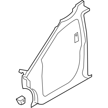 Mopar 68046460AE Inner Panel, Passenger Side
