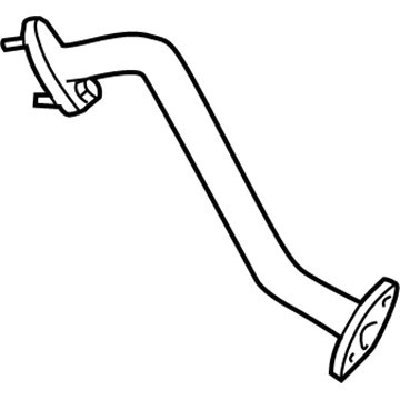 2002 Dodge Caravan EGR Tube - 4861389AC
