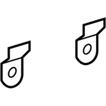 Mopar 5029482AA Bumper Cover Retainer Bracket, Rear