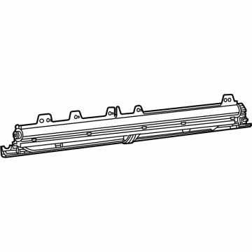 Mopar 6PU74TX7AC Sunshade, Rear Passenger Side