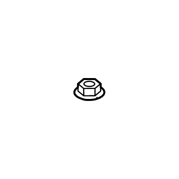 Ram 6512180AA Lower Deflector Nut