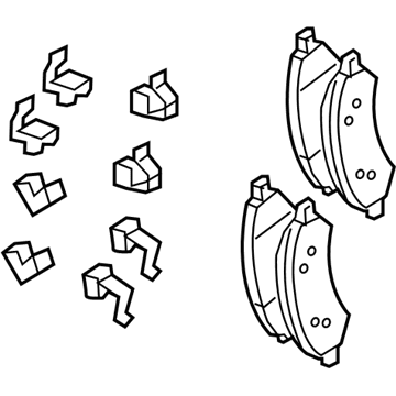 Mopar 68334862AB Brake Pads, Front