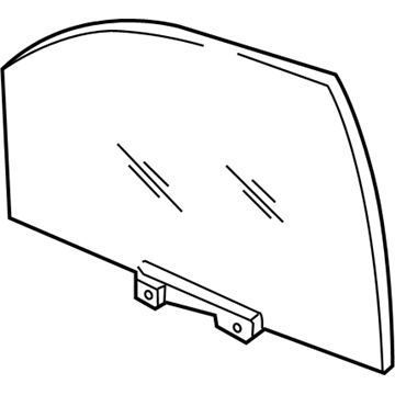 Dodge 68068670AE Door Glass