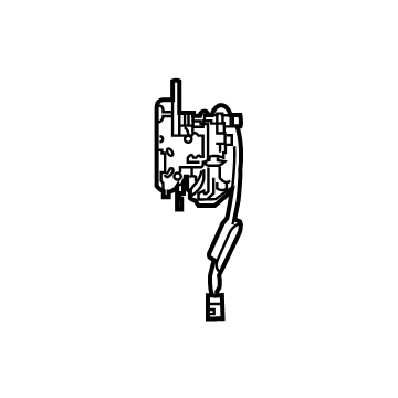 Mopar 68280337AI Upper Latch, Rear Outer Driver Side