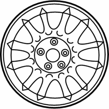 Mopar 4782296AB Wheel, Alloy