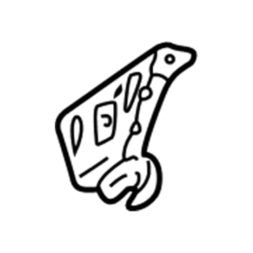 Mopar 52059415AA Tow Hook, Rear Passenger Side