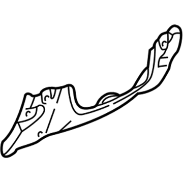 Mopar 55115187 Knee Bolster, Front Lower
