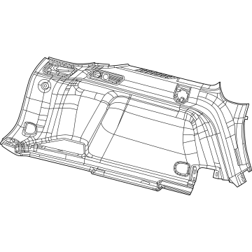 Jeep 7RP27TX7AA Lower Quarter Trim