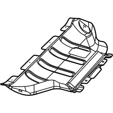 Mopar 68037063AE Lower Shield, Front