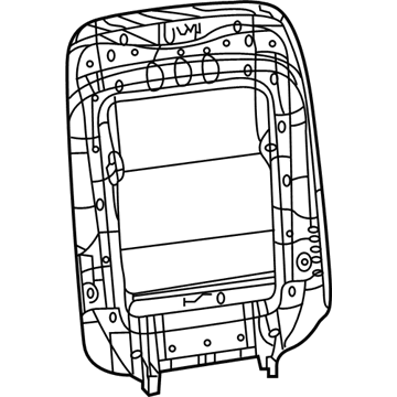 Chrysler 1UW23DX9AC Seat Back Panel