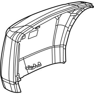 2022 Jeep Grand Cherokee L Mirror Cover - 68541289AA
