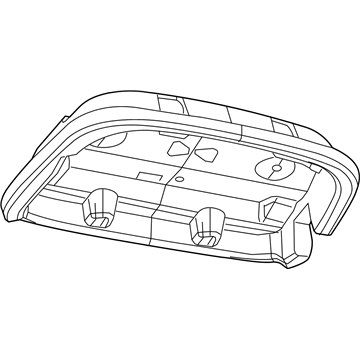 Jeep 68410581AA Overhead Console Base